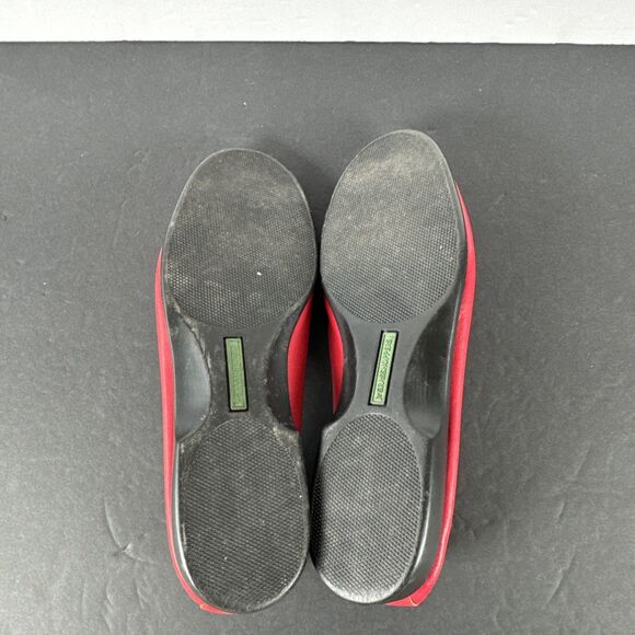 VTG Grashoppers by KEDS RED HAT SOCIETY shoes Red leather size 7.5 M PREOWNED‎ - Picture 9 of 9